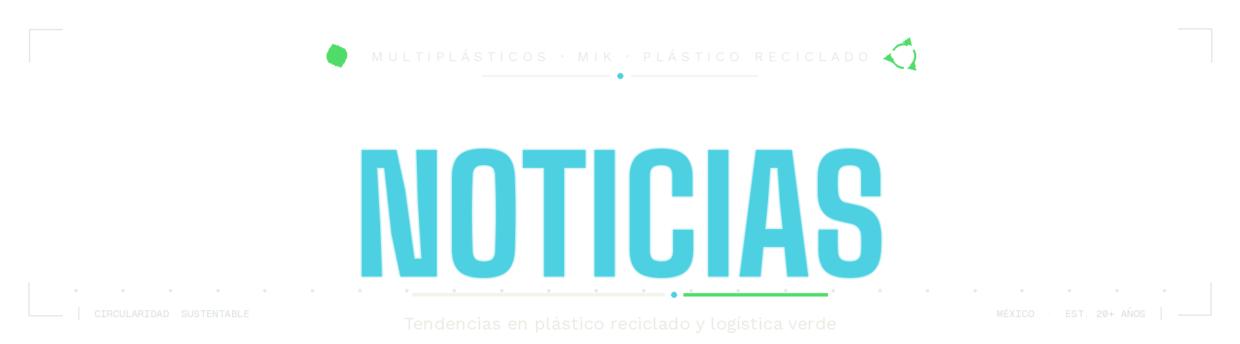 Noticias — Tendencias en plástico reciclado y logística verde